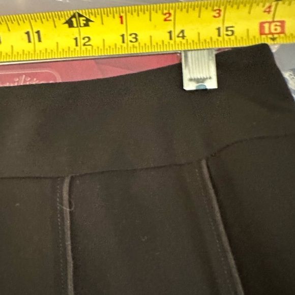 Drama Black Crepe Gored Flip Fun Party Event Skirt size 12 - Picture 13 of 15